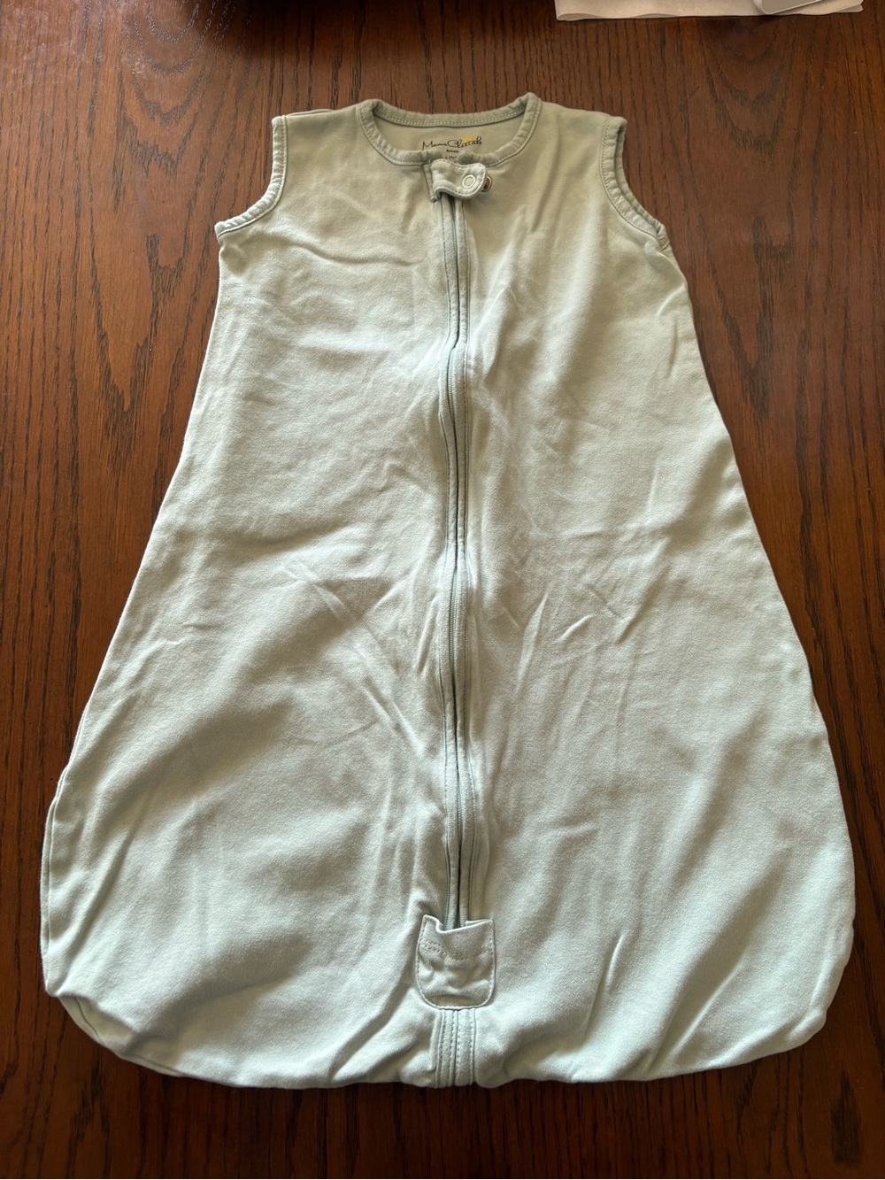 Magnolia Light Mint Sleeveless Sleep Sack - Soft Zipper Baby Wear